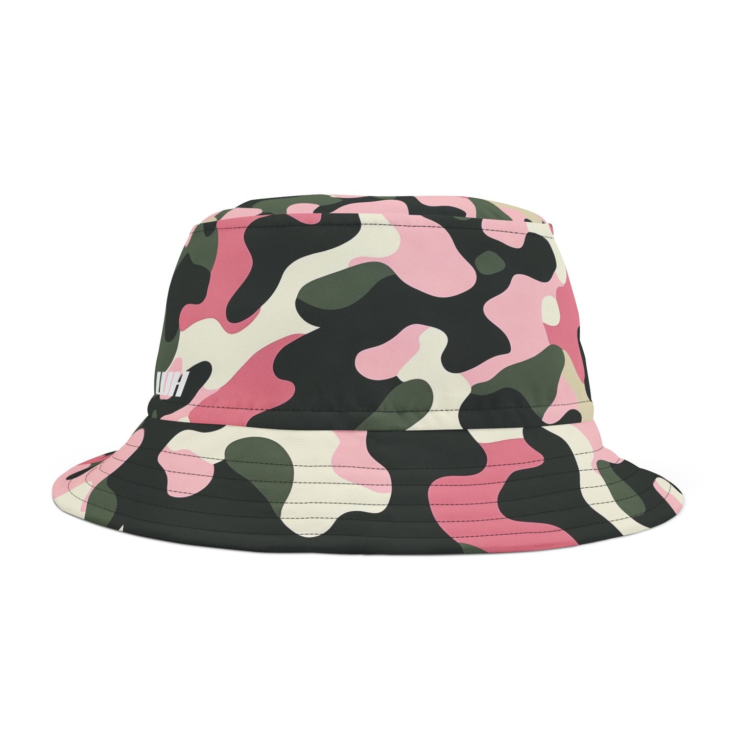 Camo Bucket Hat: Blush Brigade