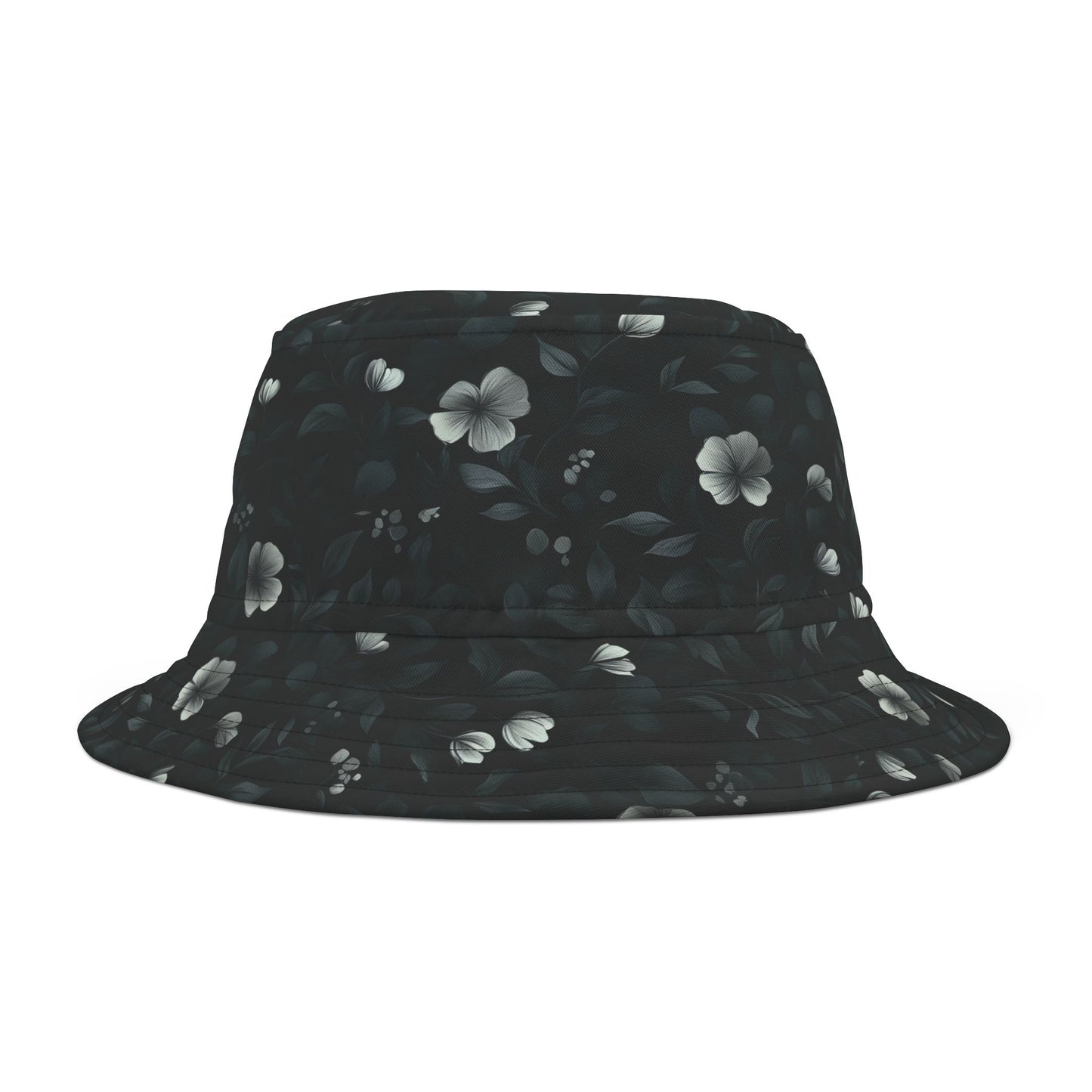 Floral Bucket Hat: Shadow Bloom