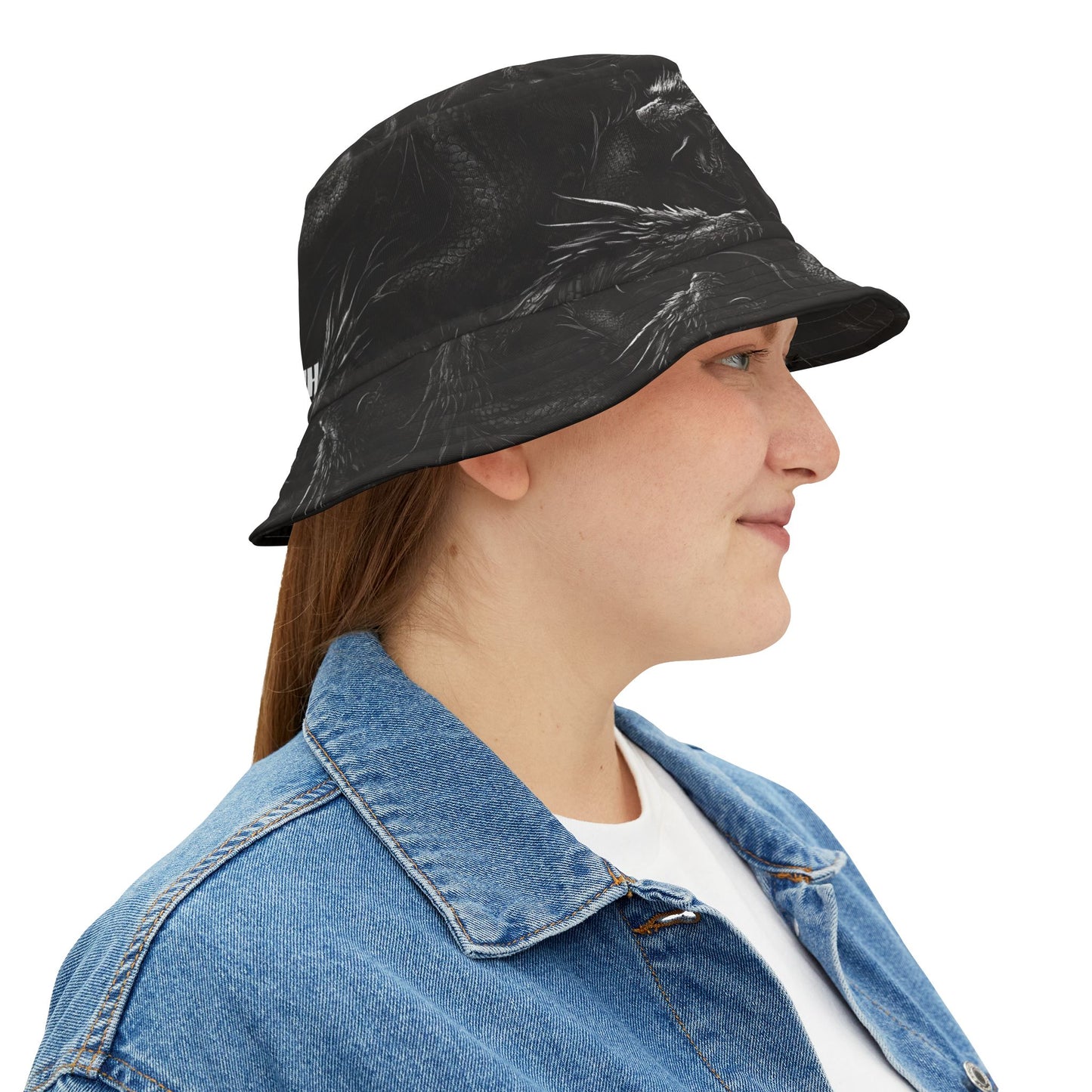 Dragon Bucket Hat: Midnight Serpent