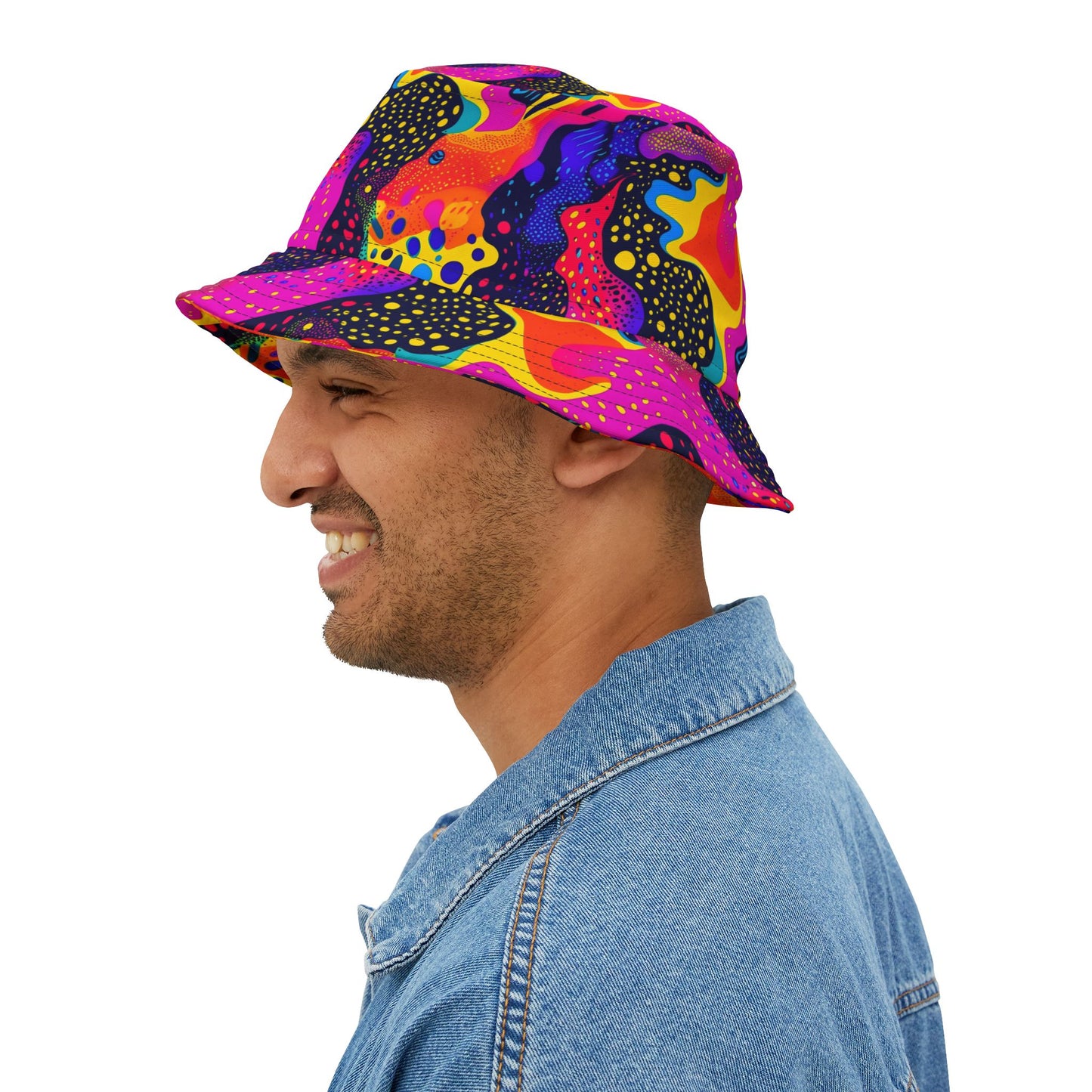 Psychedelic Bucket Hat: Cosmic Trip