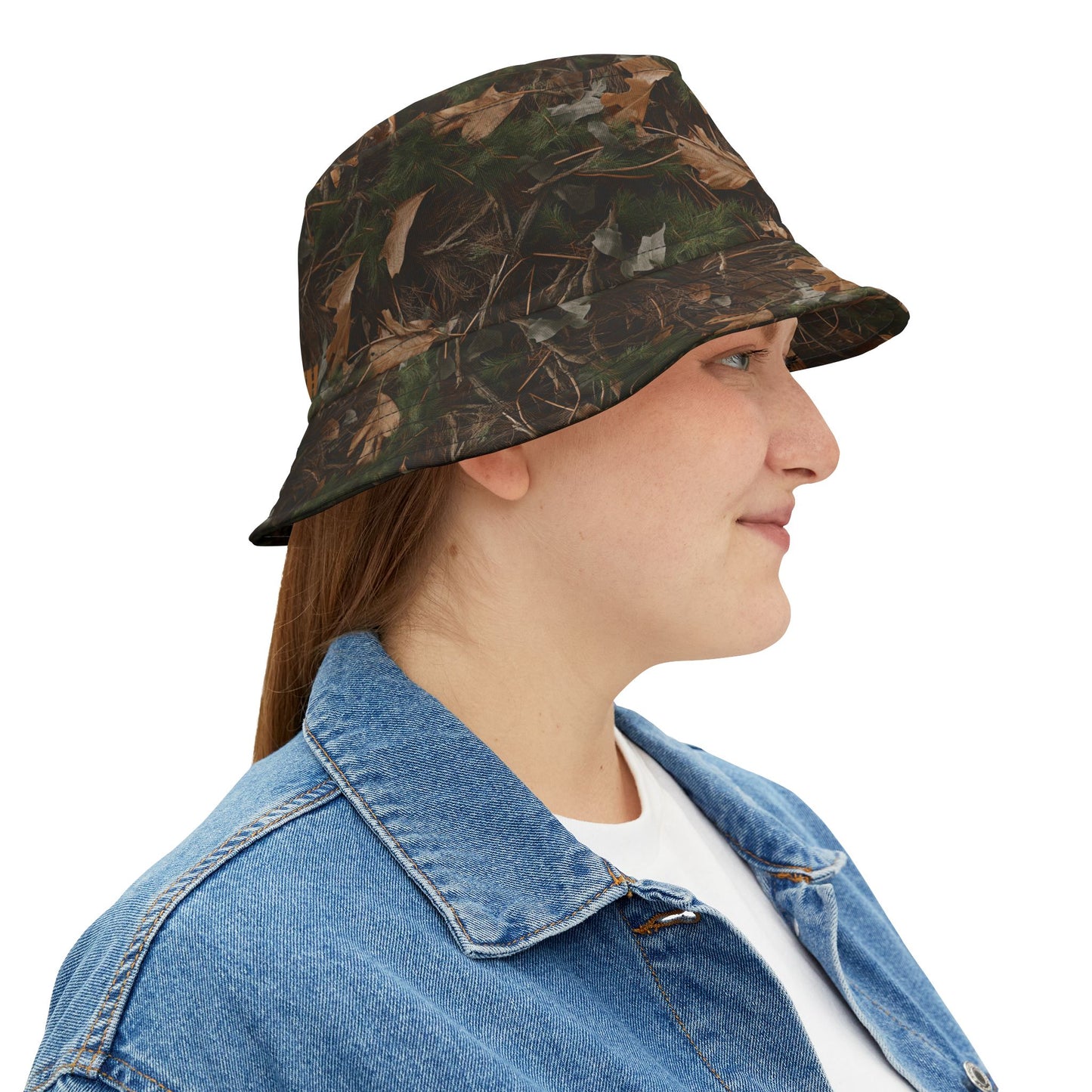 Camo Bucket Hat: Forest Floor