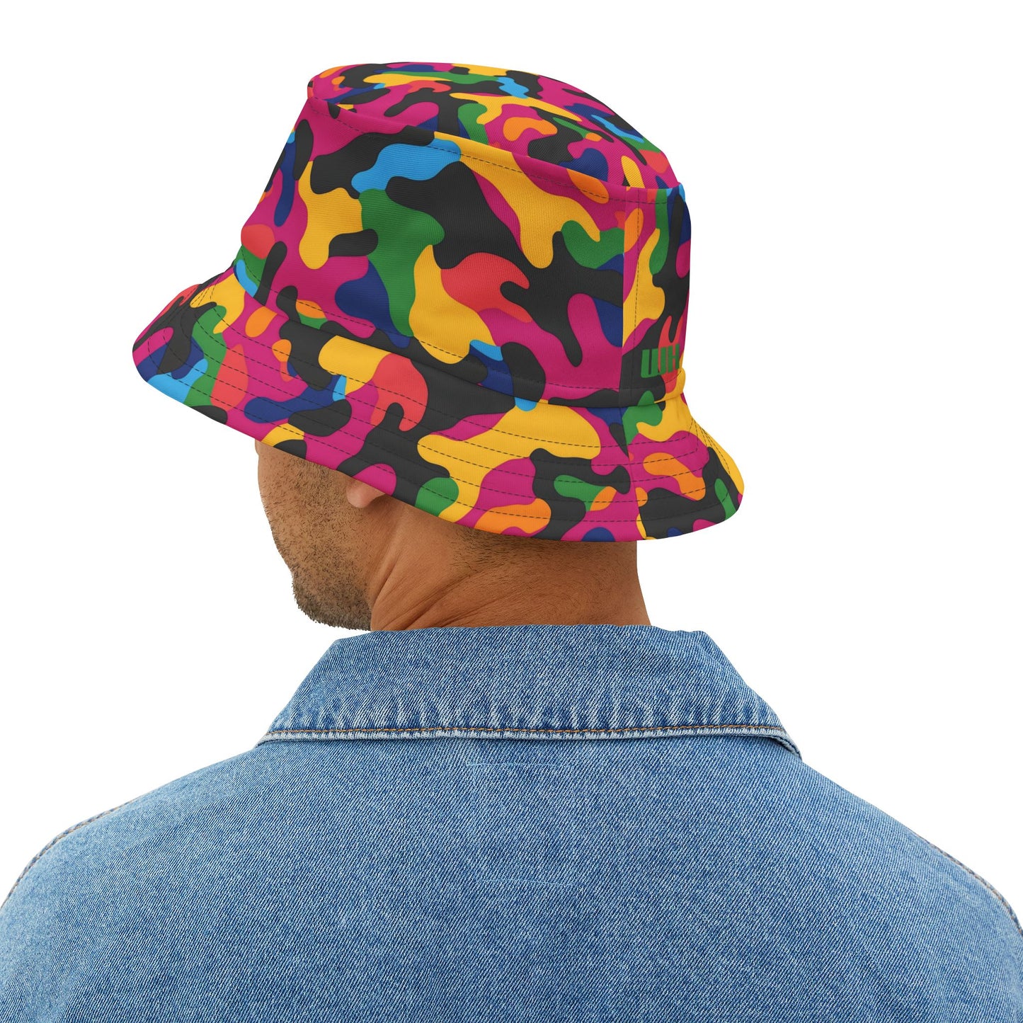 Camo Bucket Hat: Color Clash