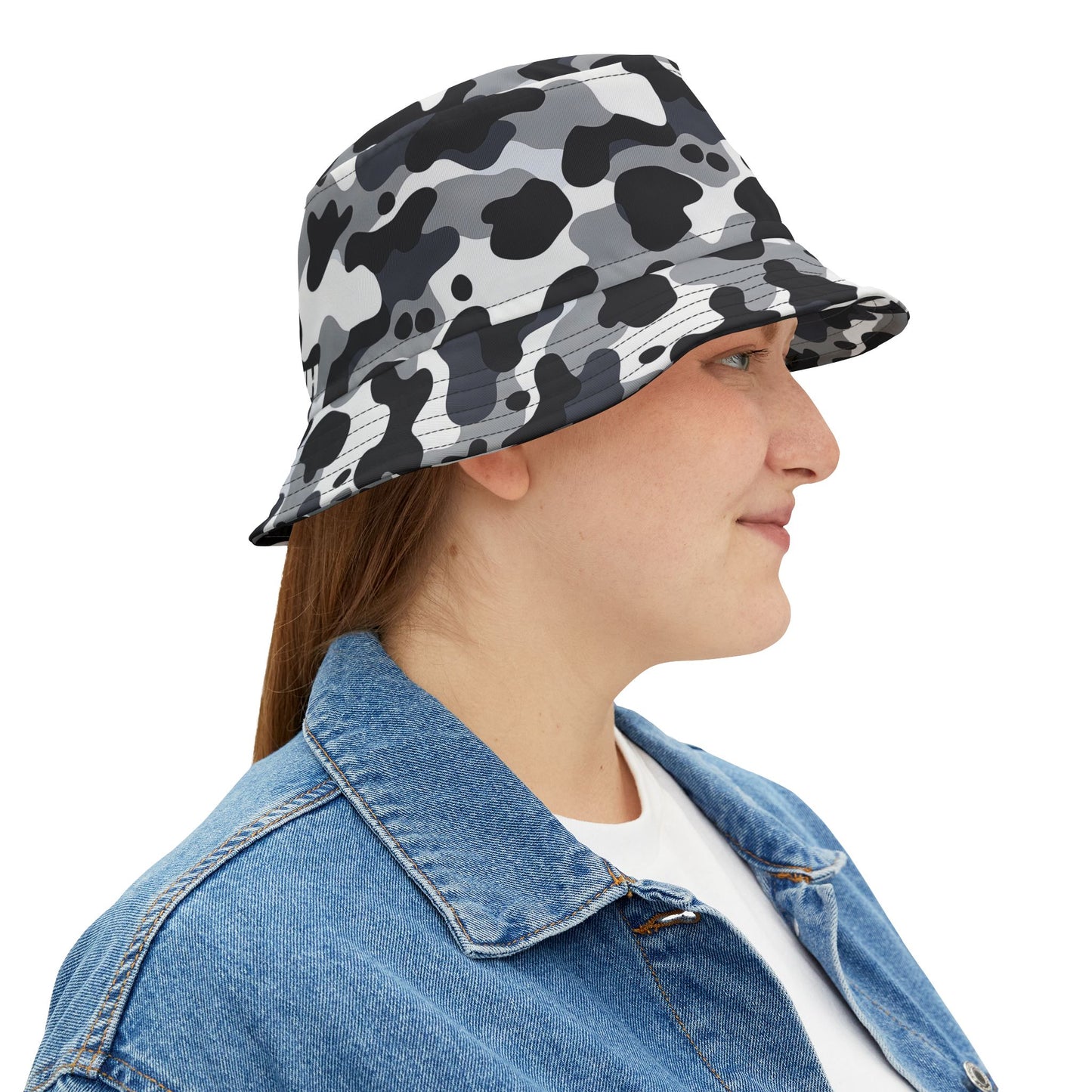 Camo Bucket Hat: Arctic Shadow