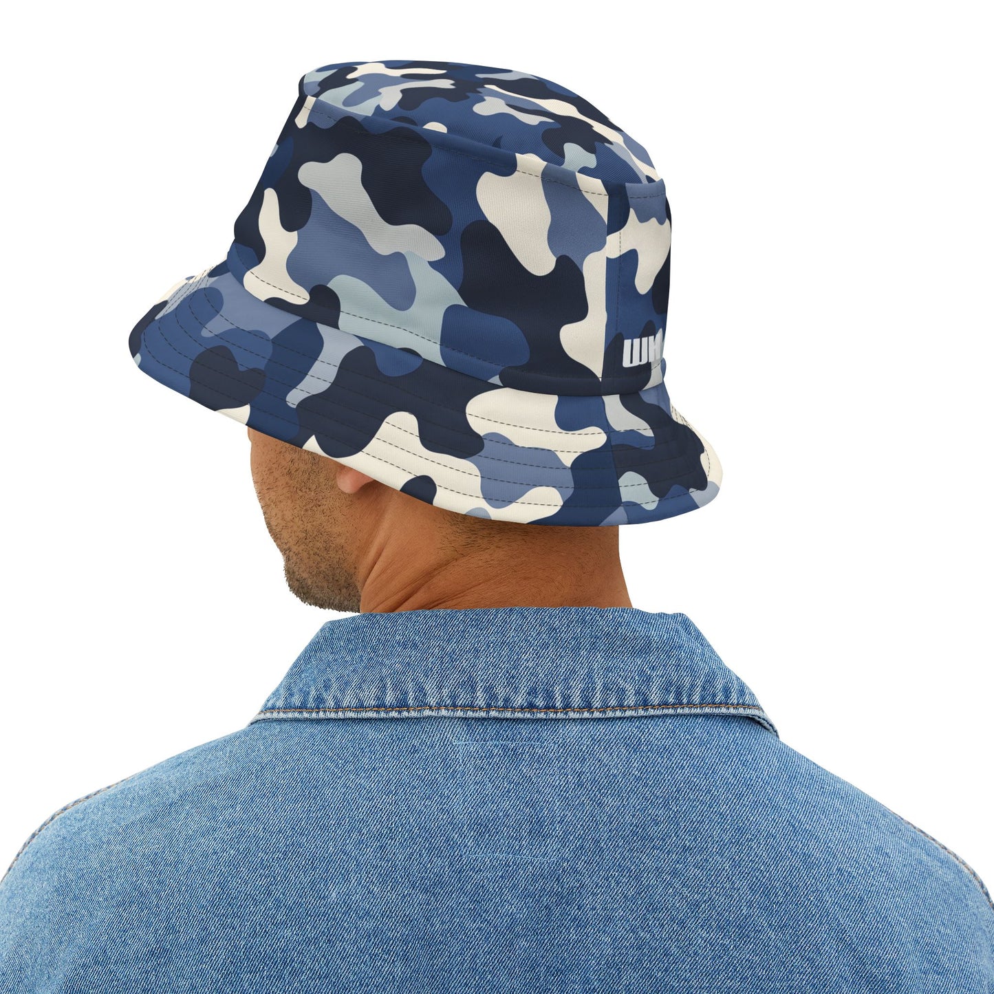 Camo Bucket Hat: Arctic Drift