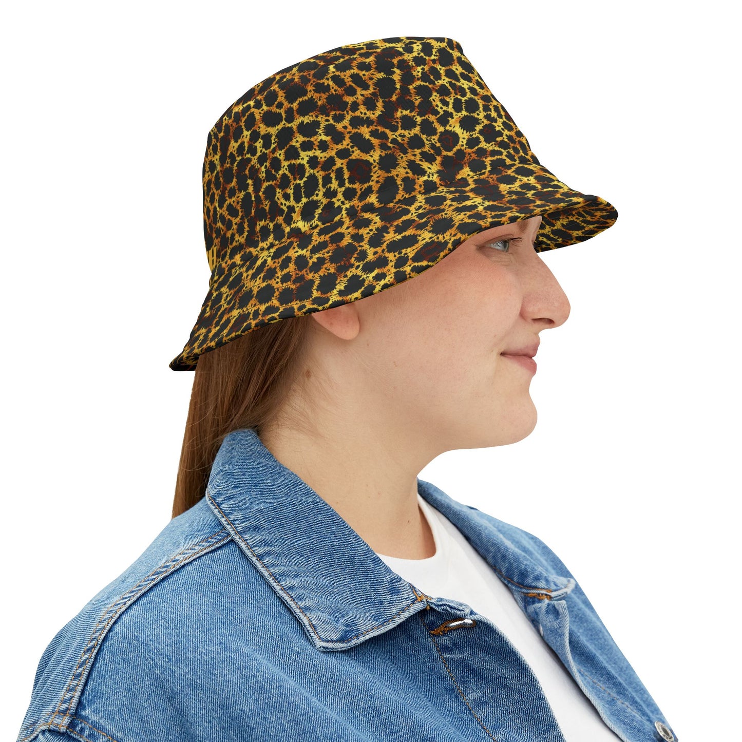 Leopard Print Bucket Hat: Savanna Stalker