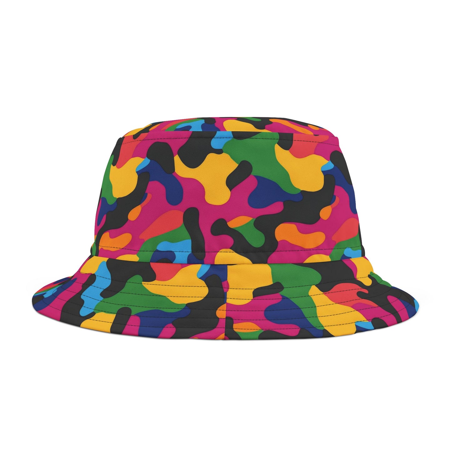 Camo Bucket Hat: Color Clash