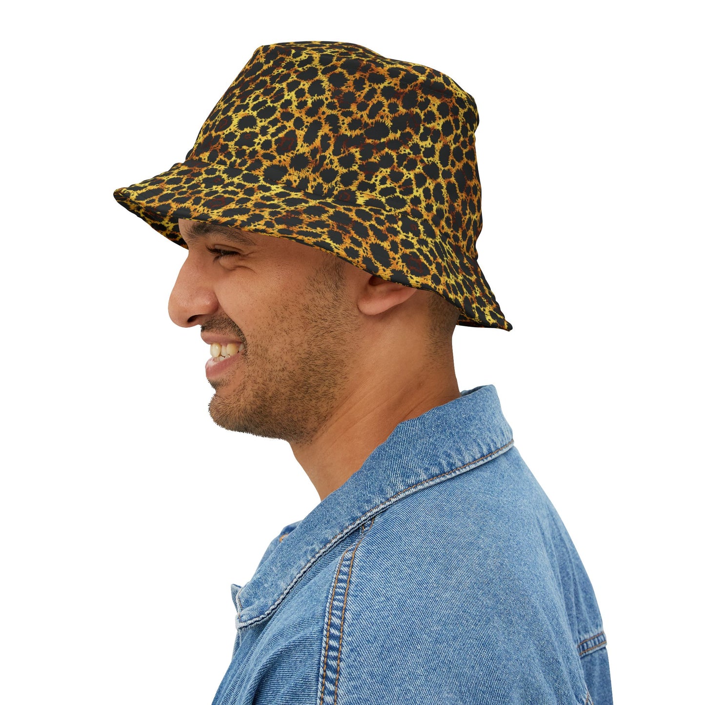 Leopard Print Bucket Hat: Savanna Stalker