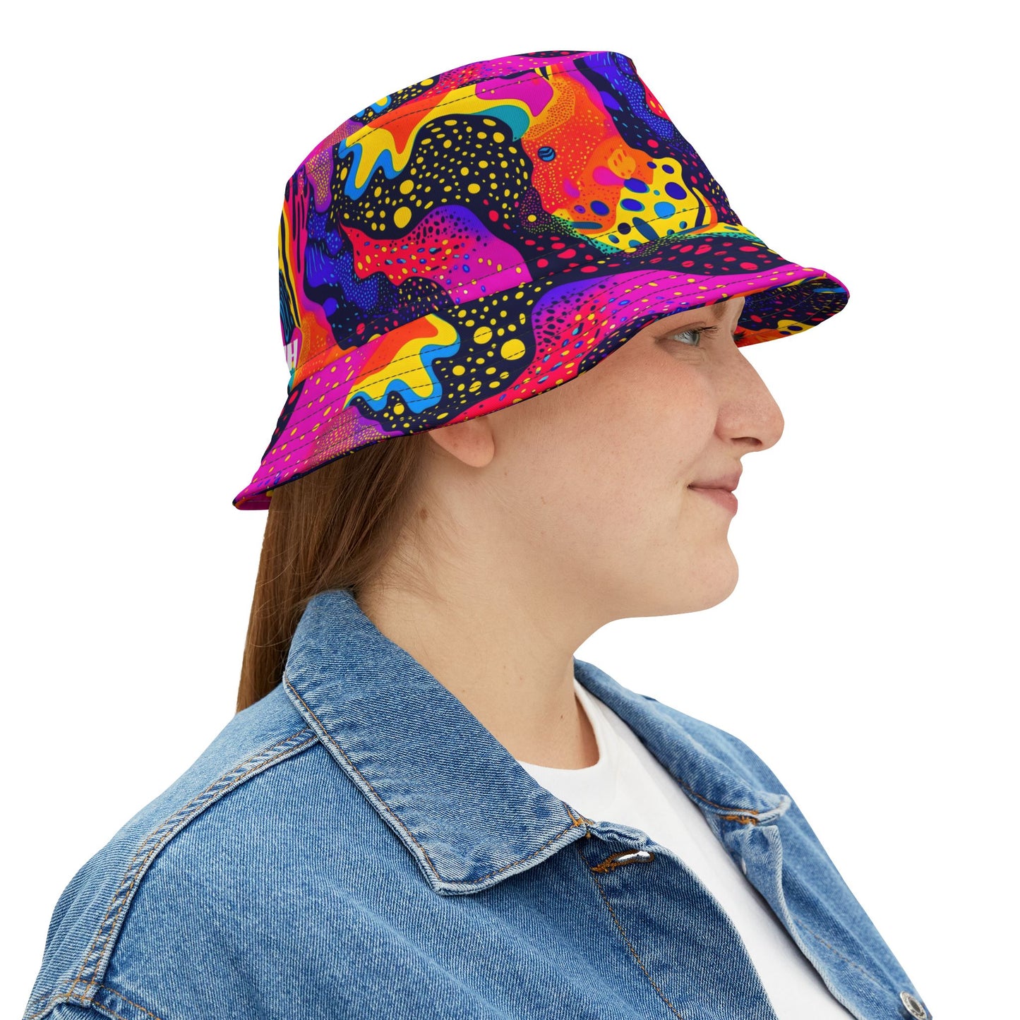 Psychedelic Bucket Hat: Cosmic Trip