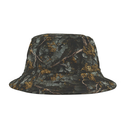 Camo Bucket Hat: Darkwood Moss