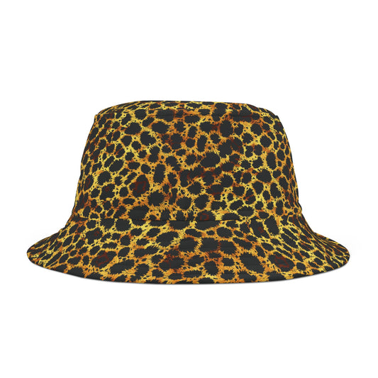 Leopard Print Bucket Hat: Savanna Stalker