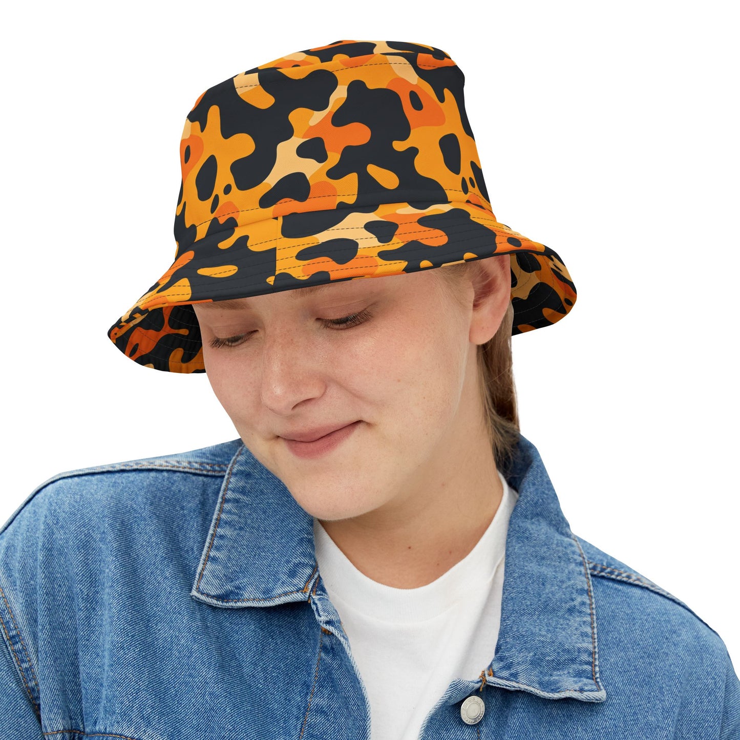 Camo Bucket Hat: Inferno Mirage