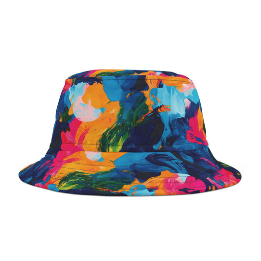 Abstract Bucket Hat: Artistic Art