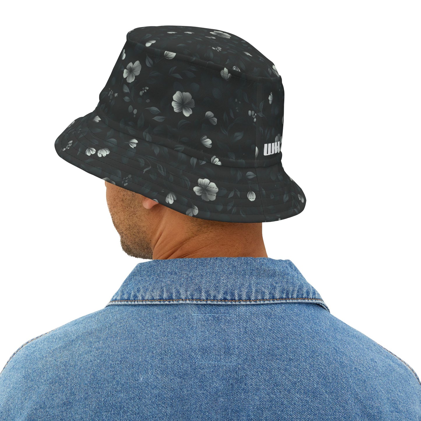 Floral Bucket Hat: Shadow Bloom