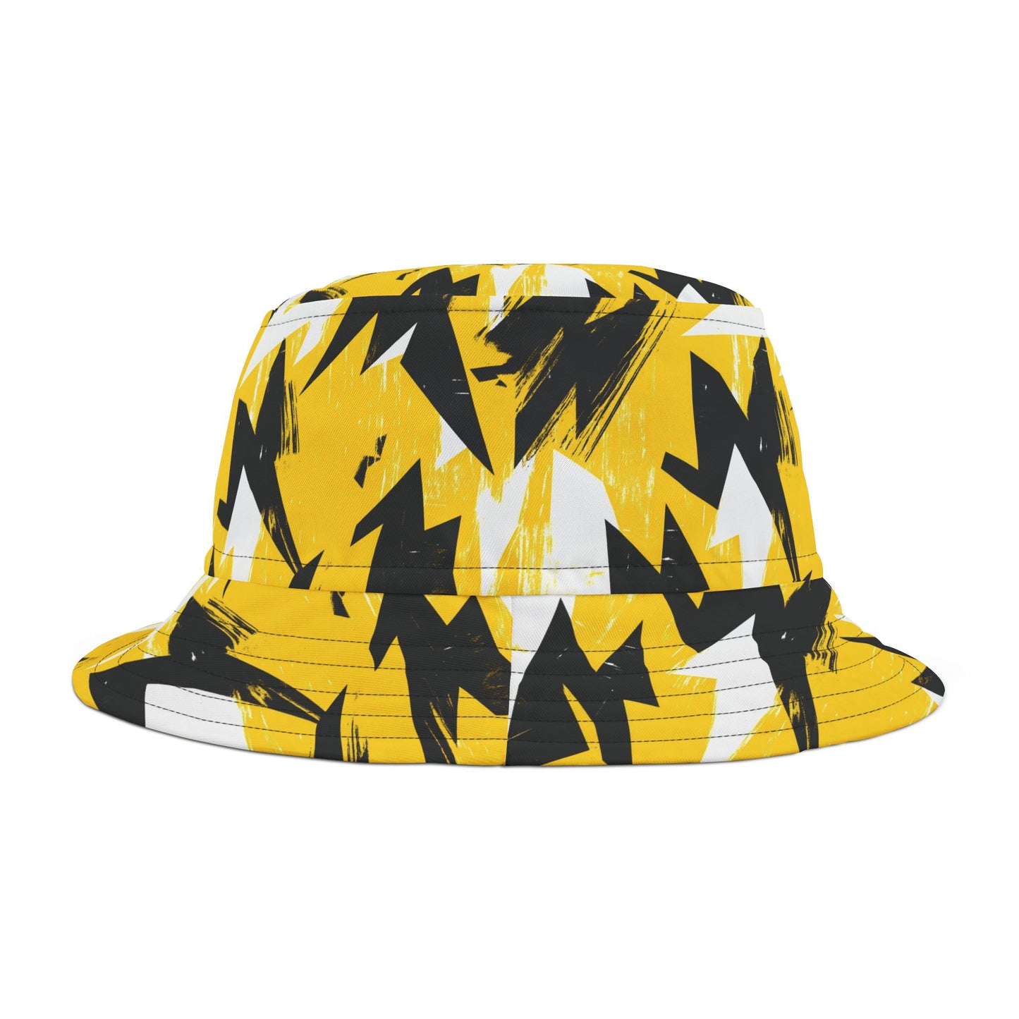 Abstract Bucket Hat: Voltage Vibe