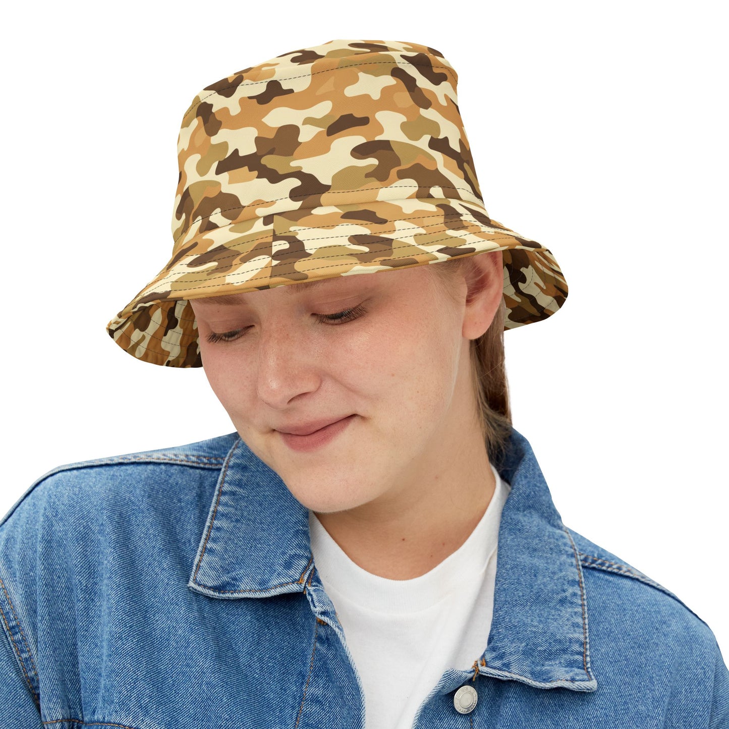 Camo Bucket Hat: Desert Drift