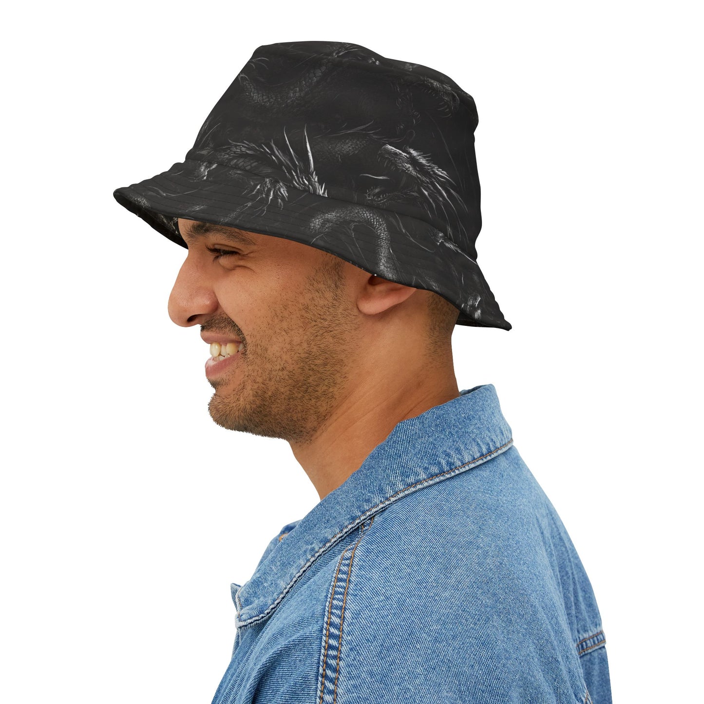 Dragon Bucket Hat: Midnight Serpent