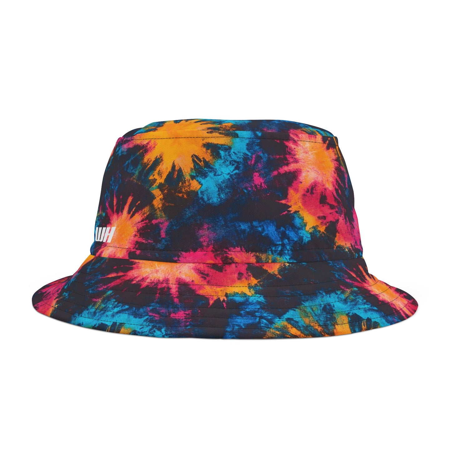 Tie Dye Bucket Hat: Sunset Spiral