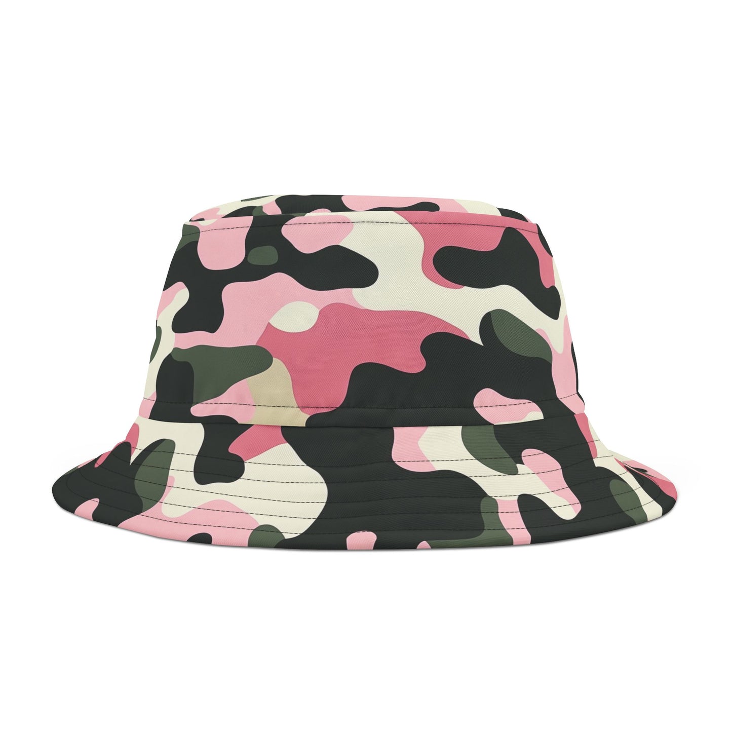 Camo Bucket Hat: Blush Brigade