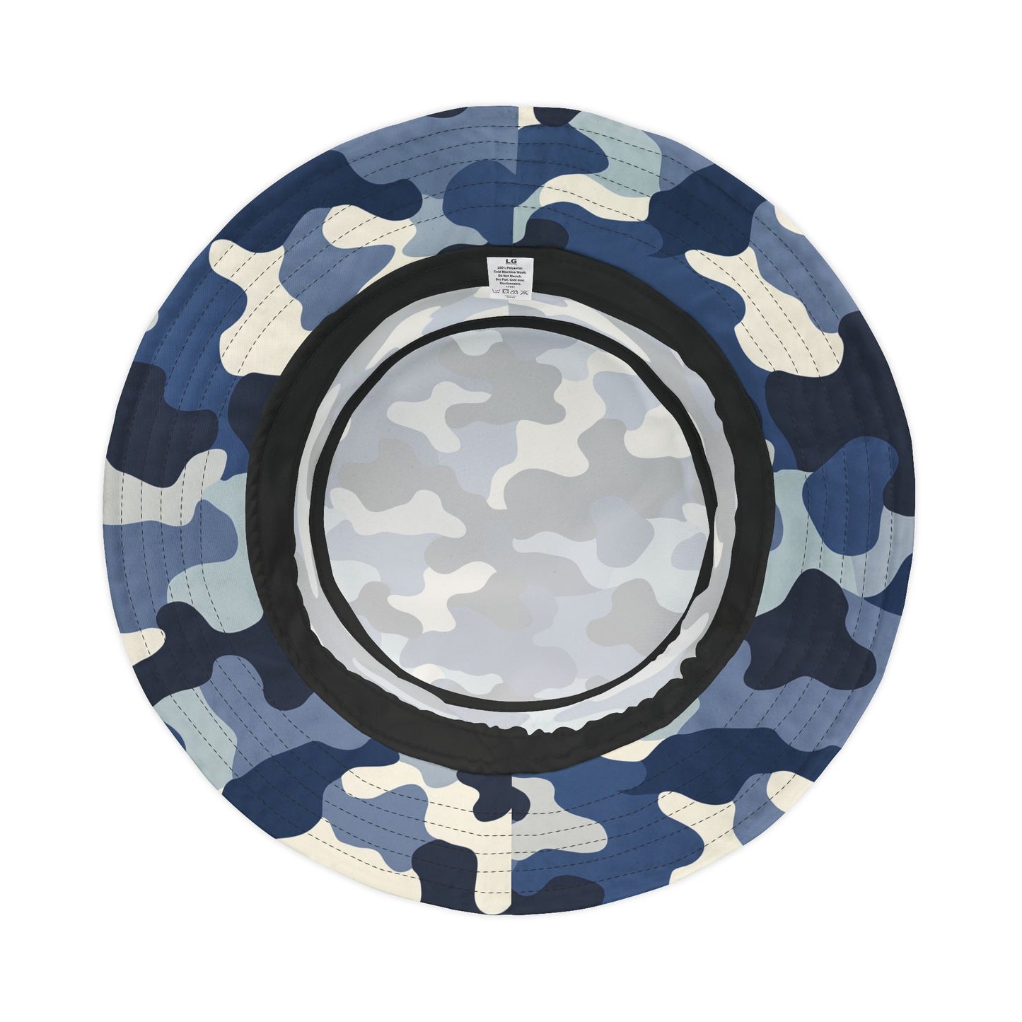 Camo Bucket Hat: Arctic Drift