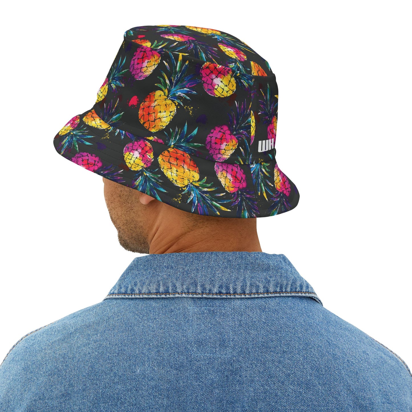 Pineapple Bucket Hat: Neon Tropic