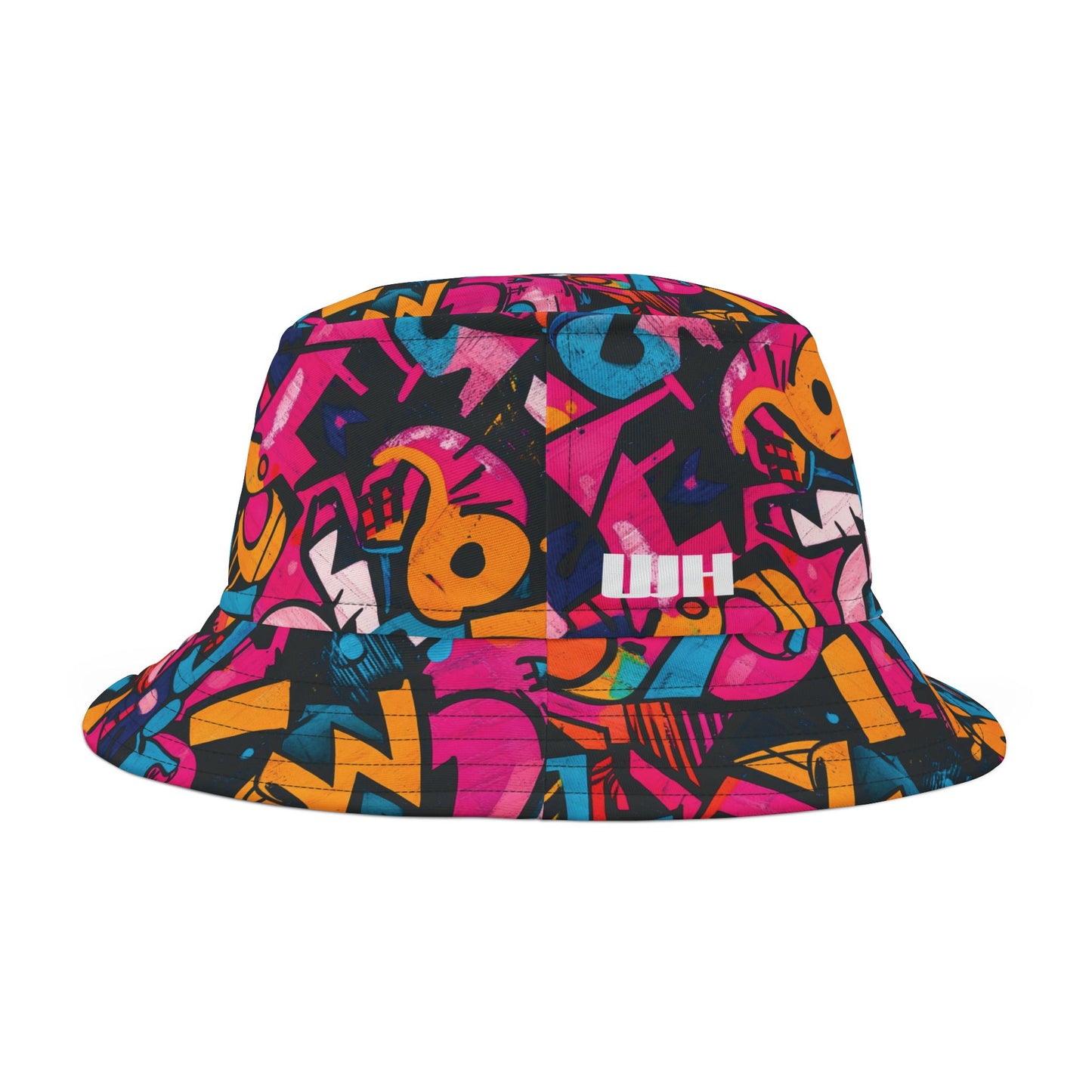 Graffiti Bucket Hat: Vivid Vandal