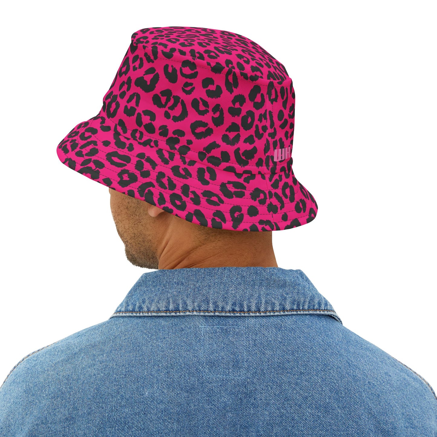 Leopard Print Bucket Hat: Pink Prowl