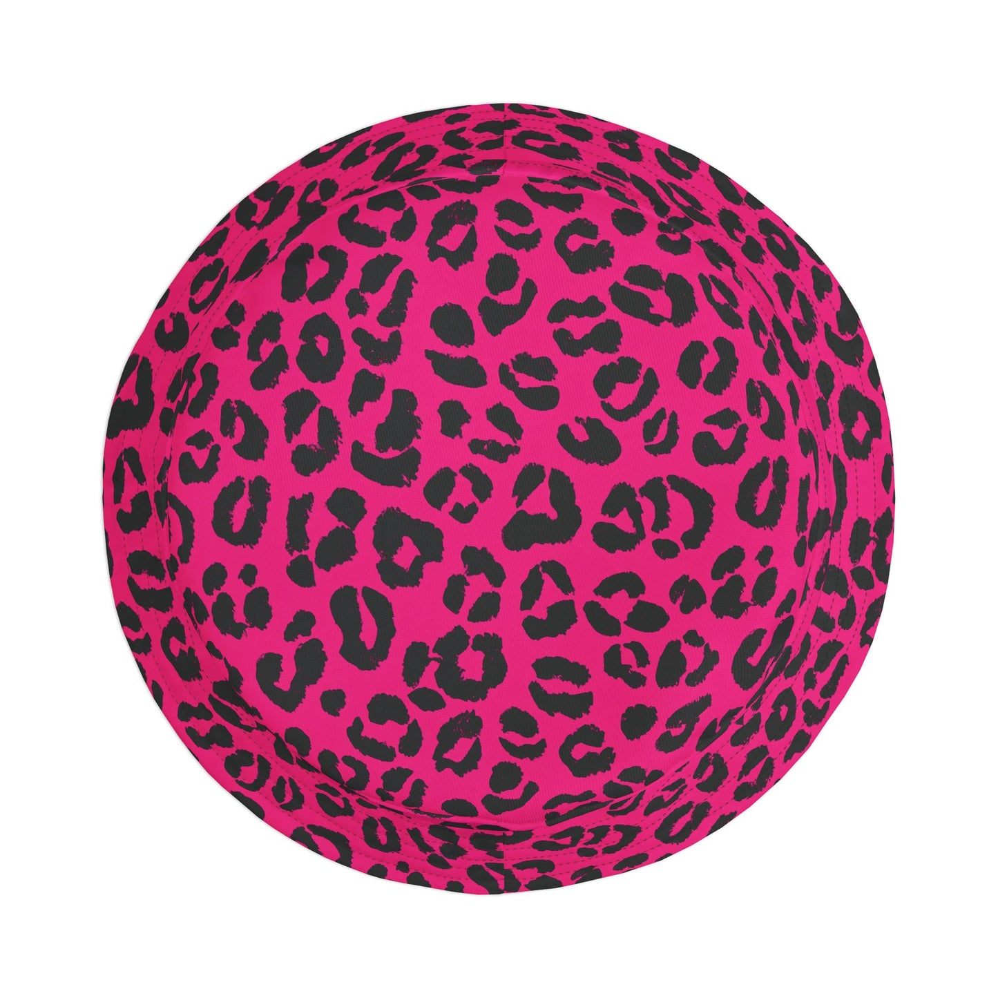 Leopard Print Bucket Hat: Pink Prowl