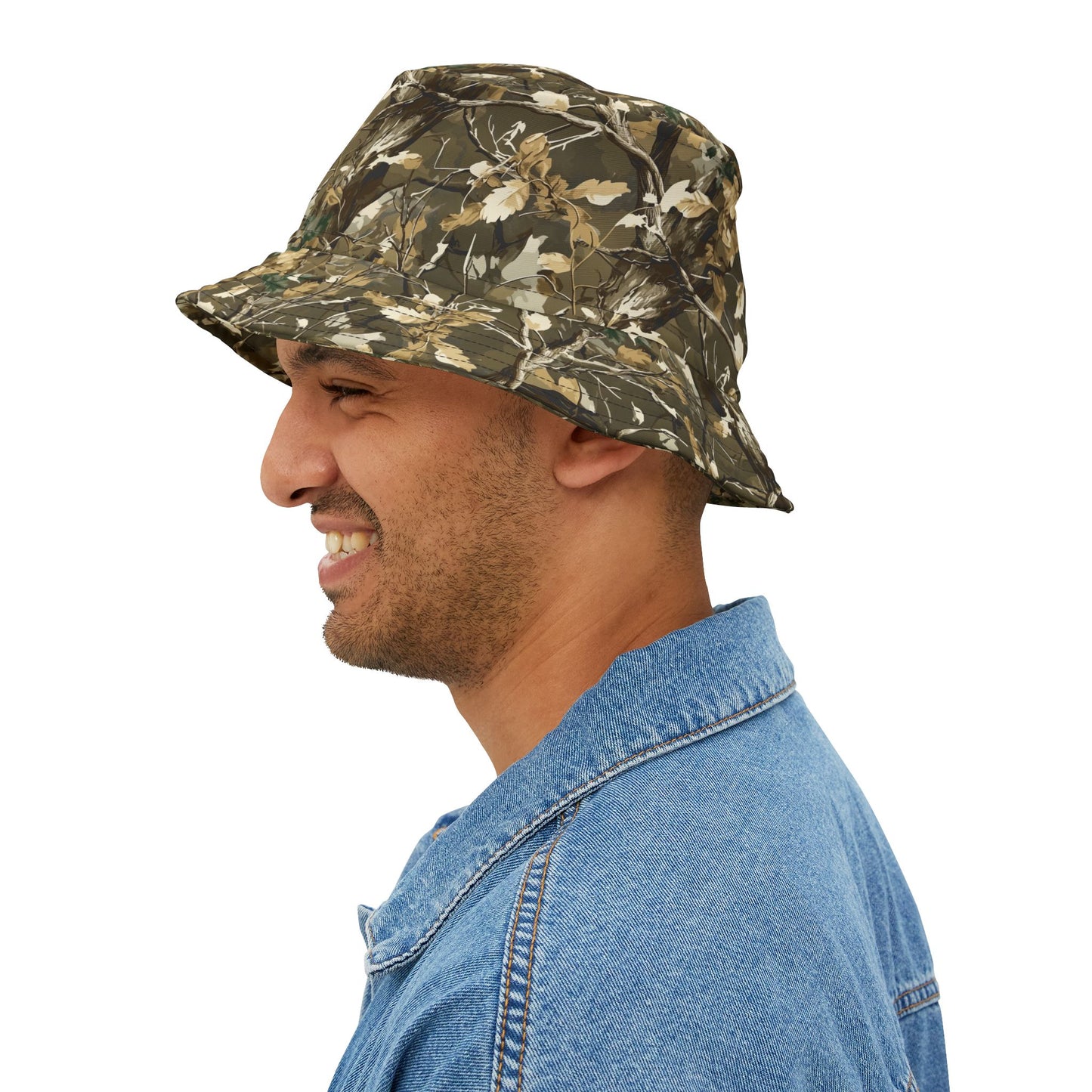 Camo Bucket Hat: Bushland Hunting