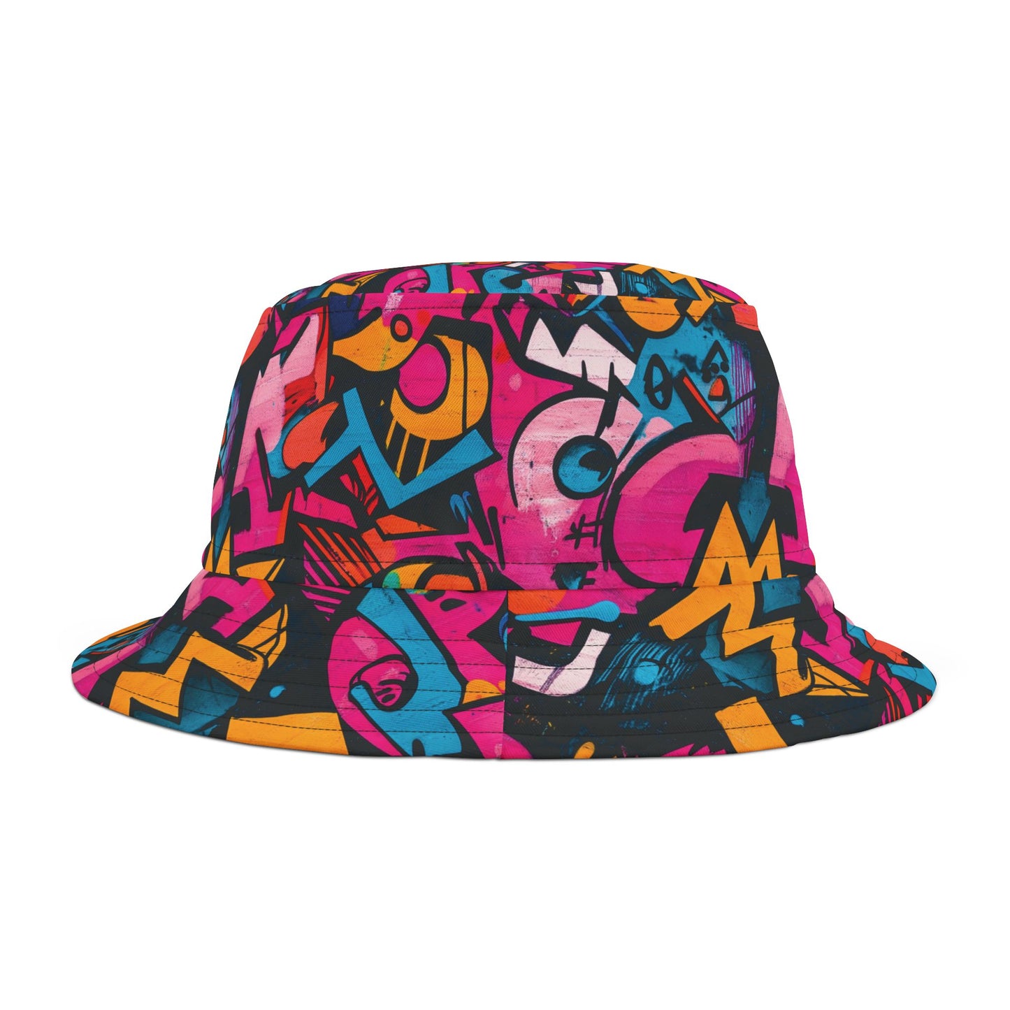 Graffiti Bucket Hat: Vivid Vandal