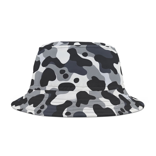 Camo Bucket Hat: Arctic Shadow