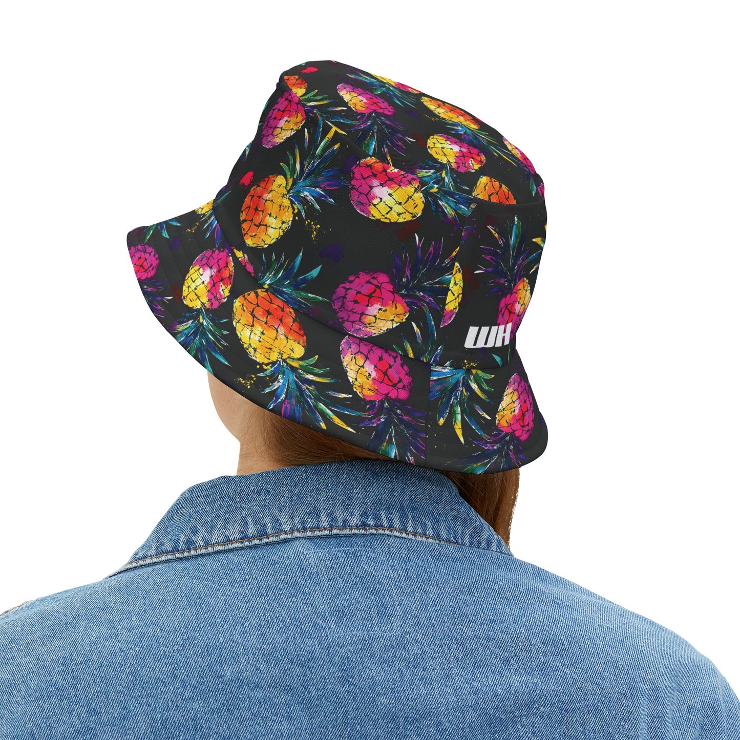 Pineapple Bucket Hat: Neon Tropic