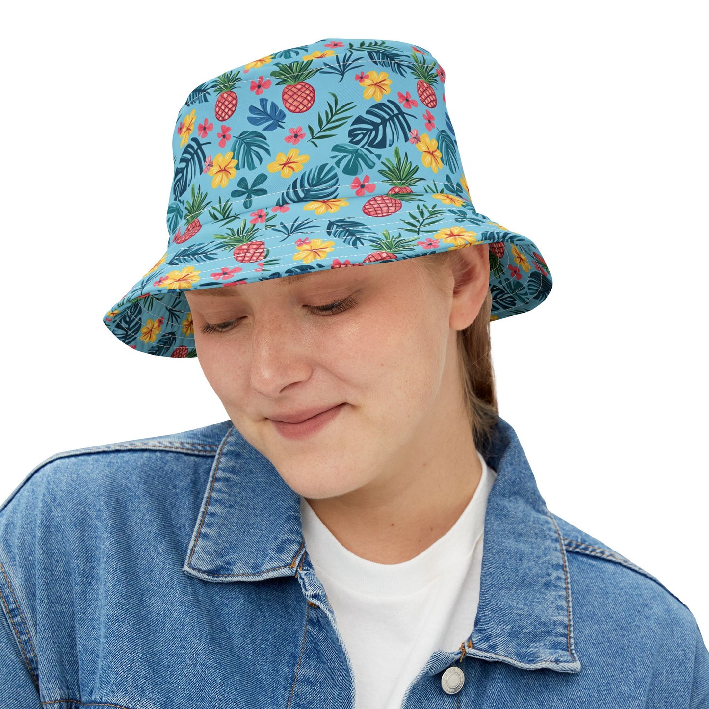 Pineapple Bucket Hat: Oceanic Oasis