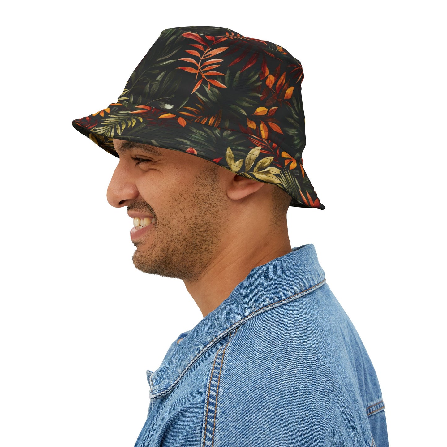 Floral Bucket Hat: Tropic Thunder