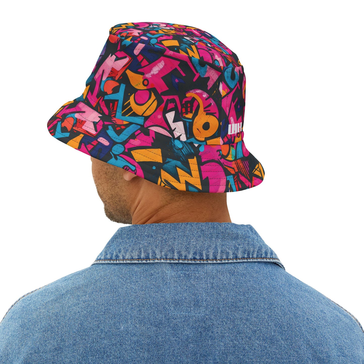 Graffiti Bucket Hat: Vivid Vandal