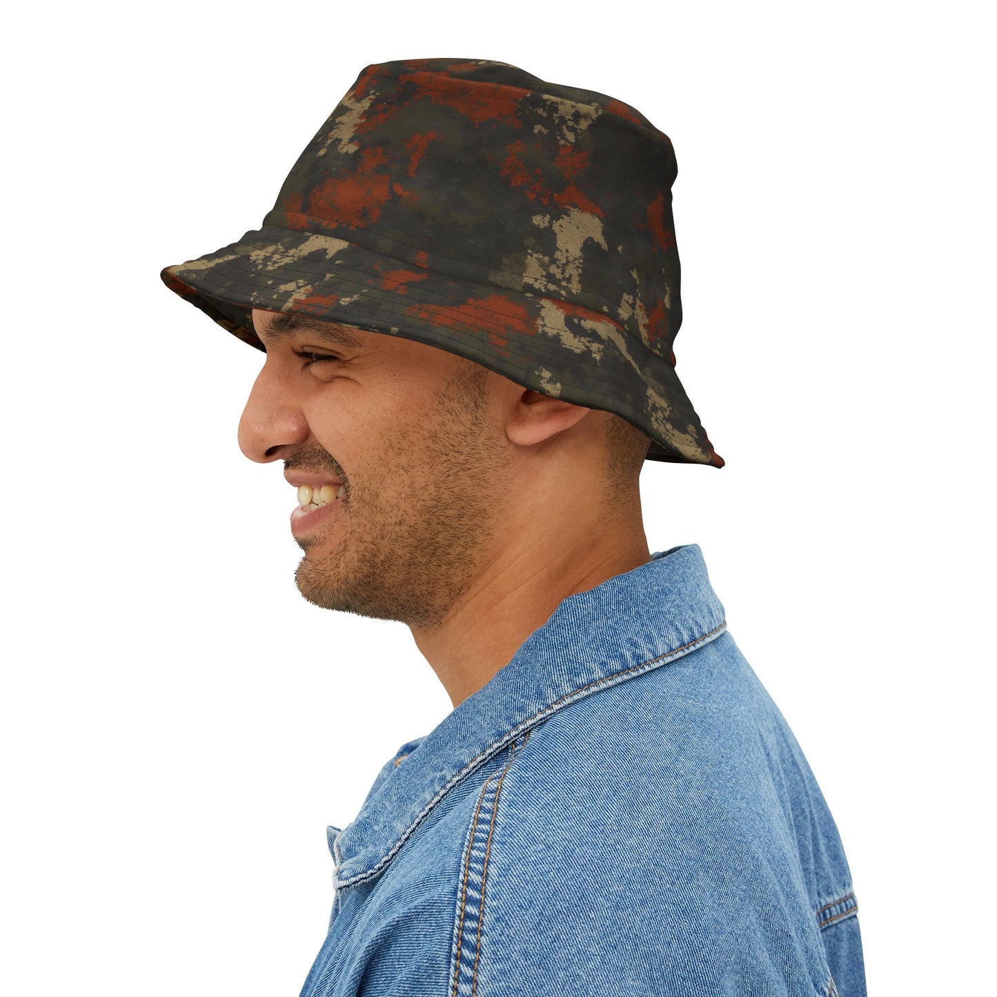 Camo Bucket Hat: Faded Frontier