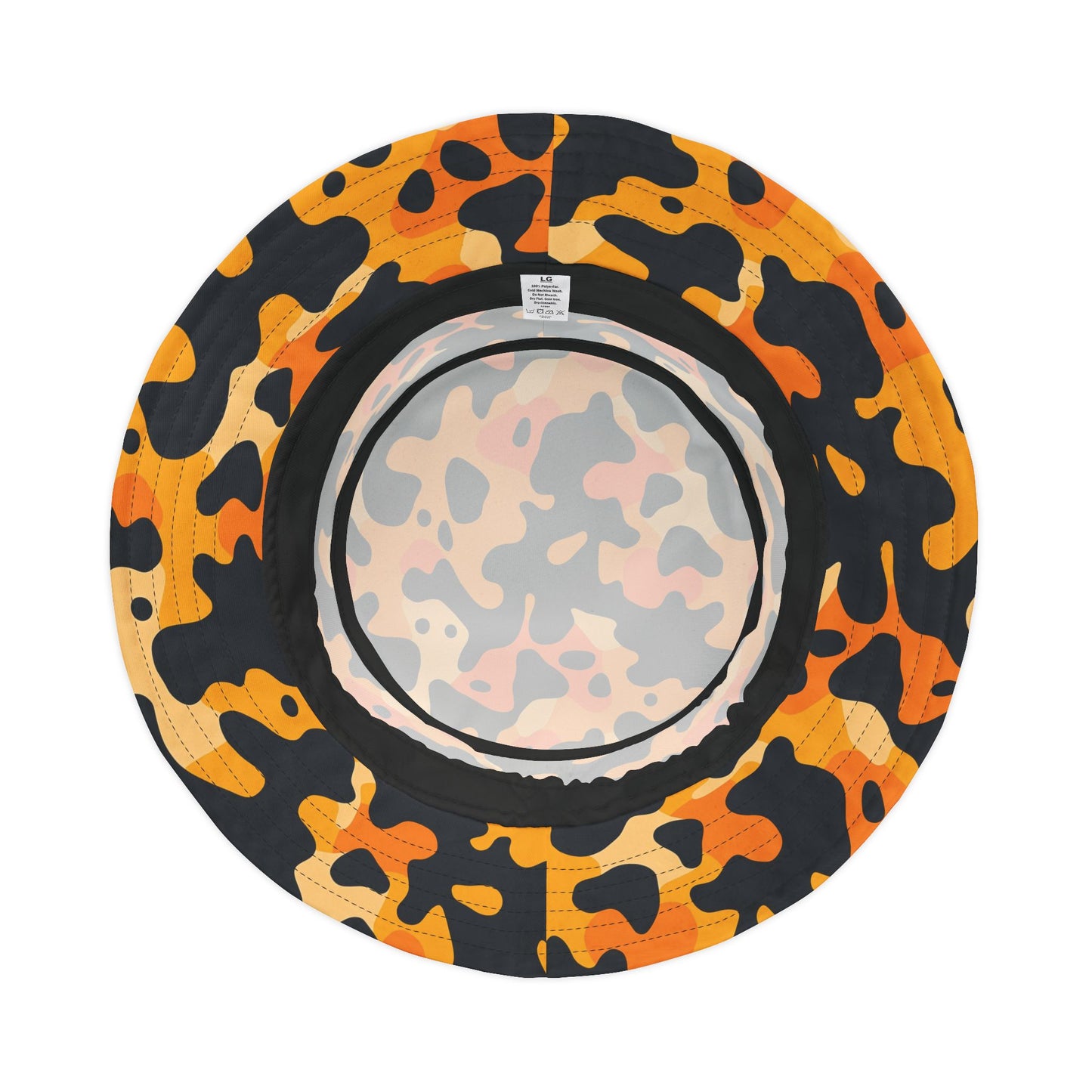 Camo Bucket Hat: Inferno Mirage