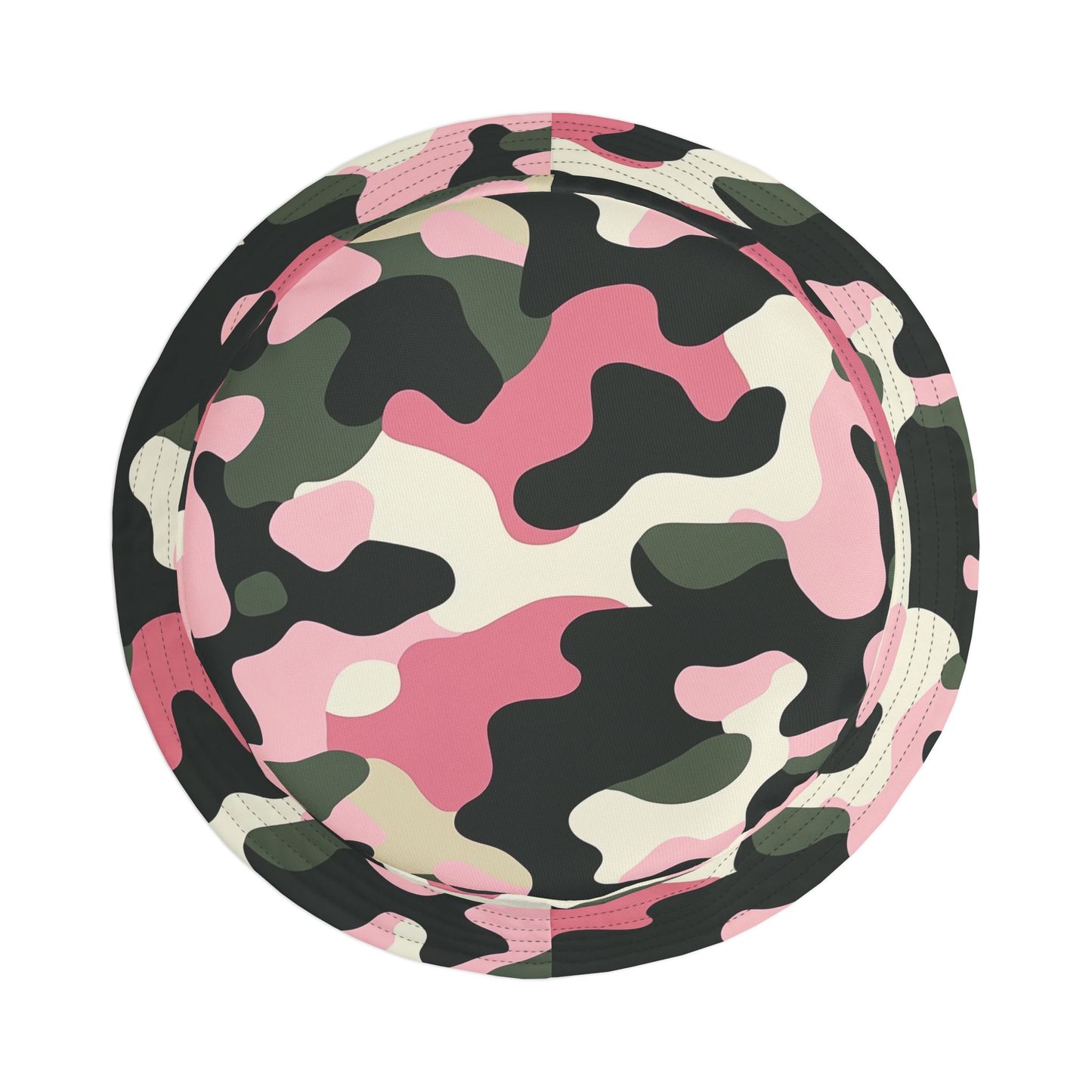 Camo Bucket Hat: Blush Brigade