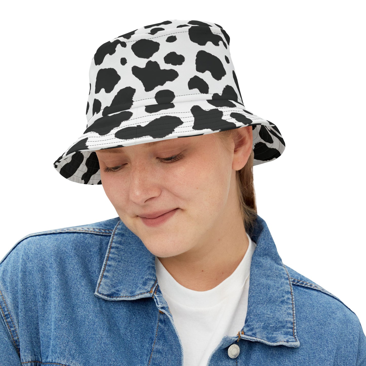 Cow Print Bucket Hat: Udderly Cool