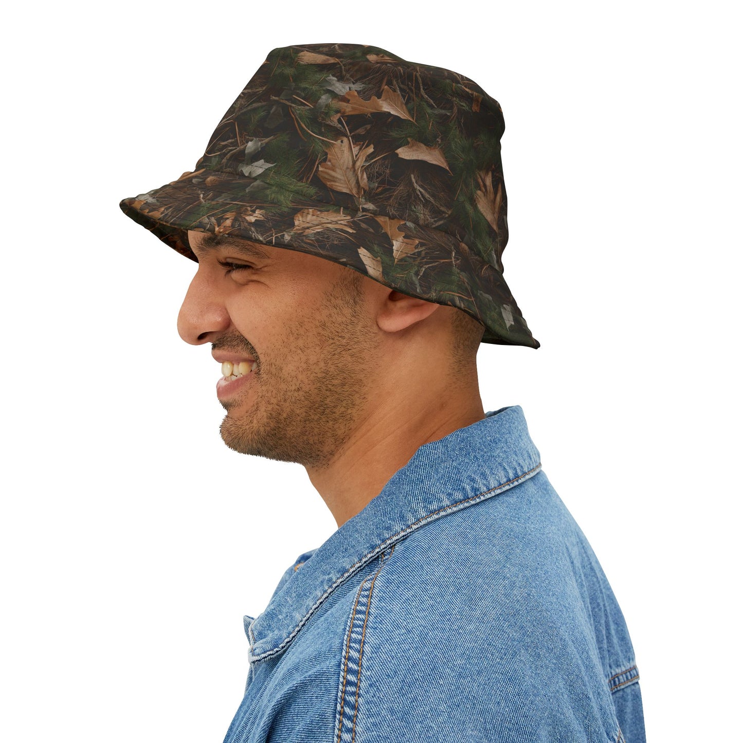 Camo Bucket Hat: Forest Floor