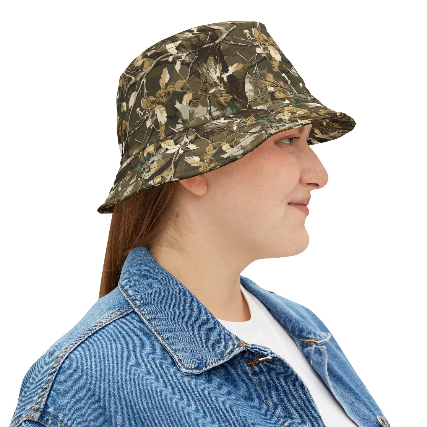 Camo Bucket Hat: Bushland Hunting