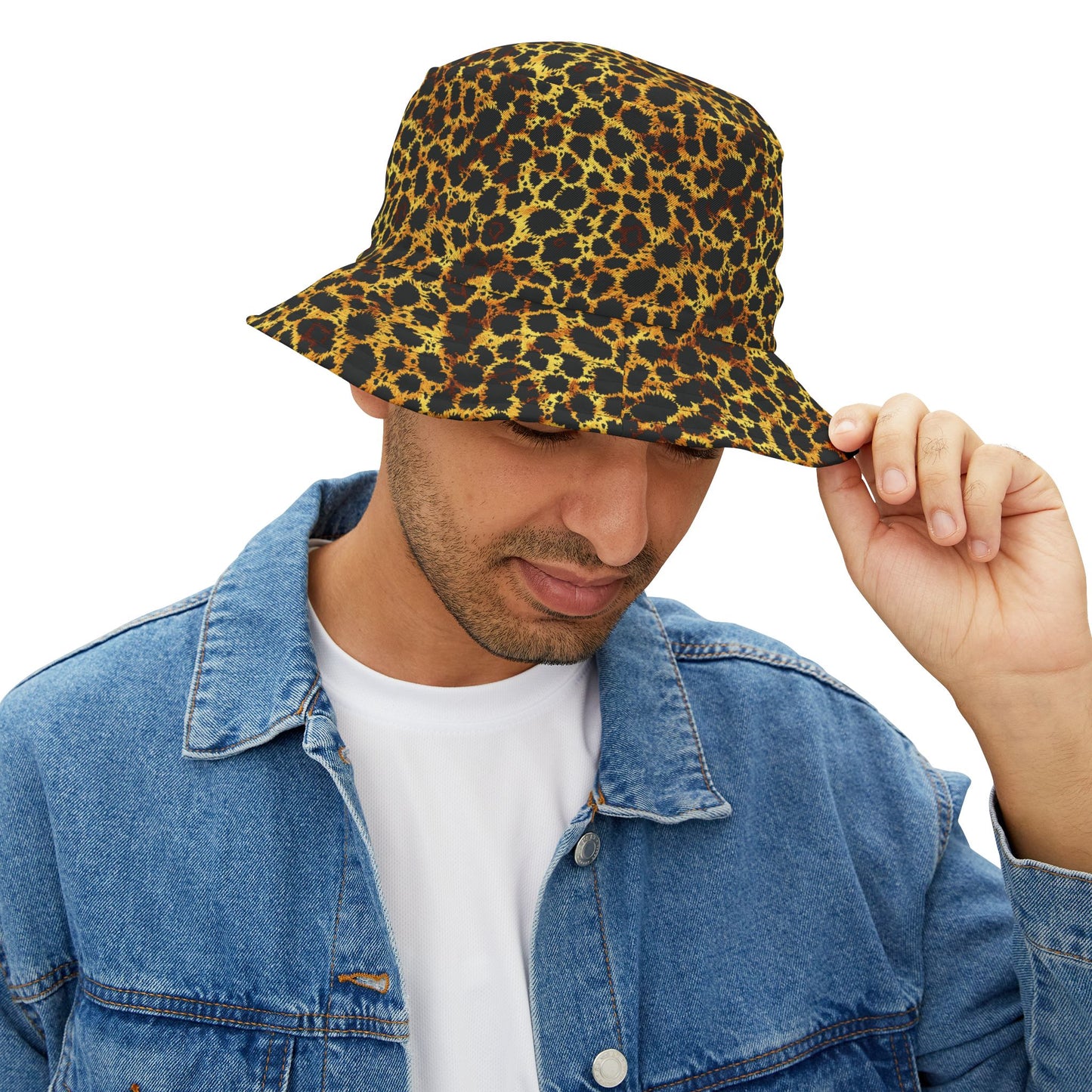 Leopard Print Bucket Hat: Savanna Stalker