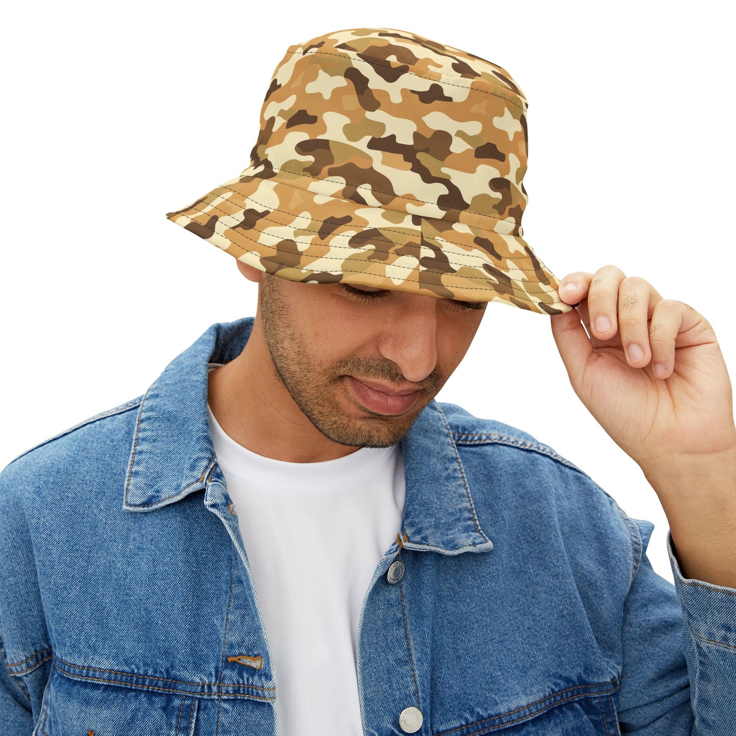 Camo Bucket Hat: Desert Drift