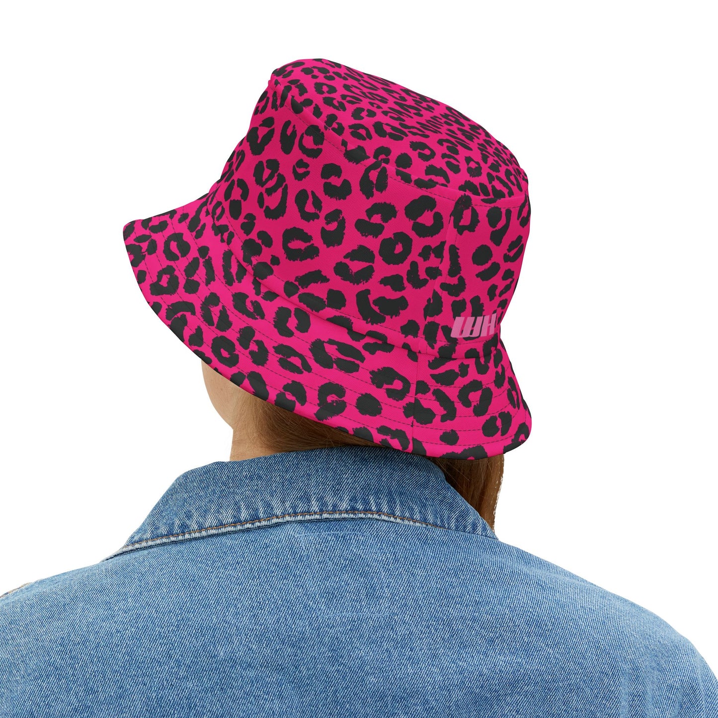 Leopard Print Bucket Hat: Pink Prowl