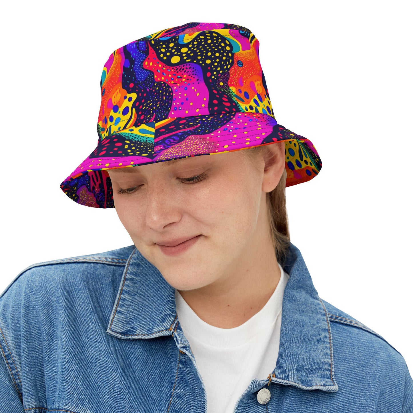 Psychedelic Bucket Hat: Cosmic Trip