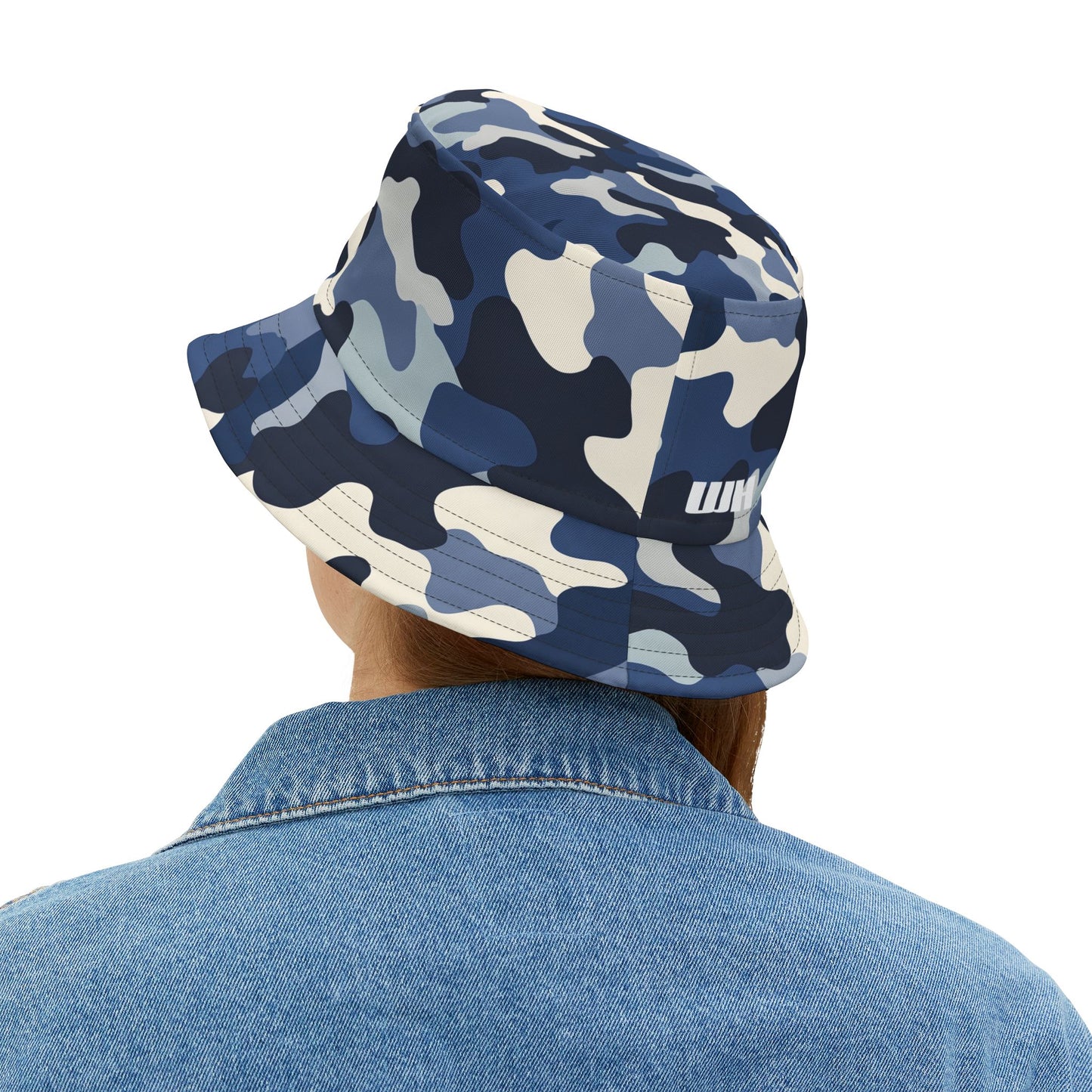 Camo Bucket Hat: Arctic Drift