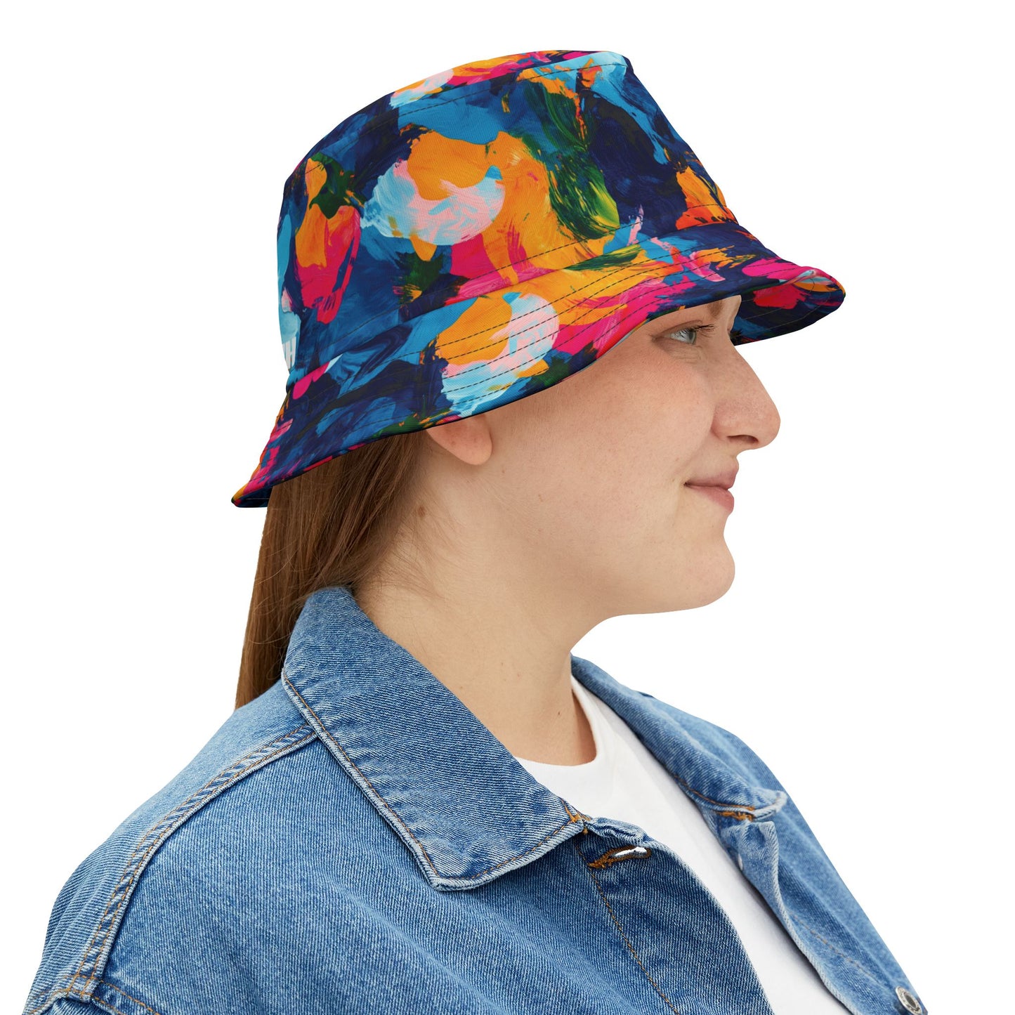 Abstract Bucket Hat: Artistic Art