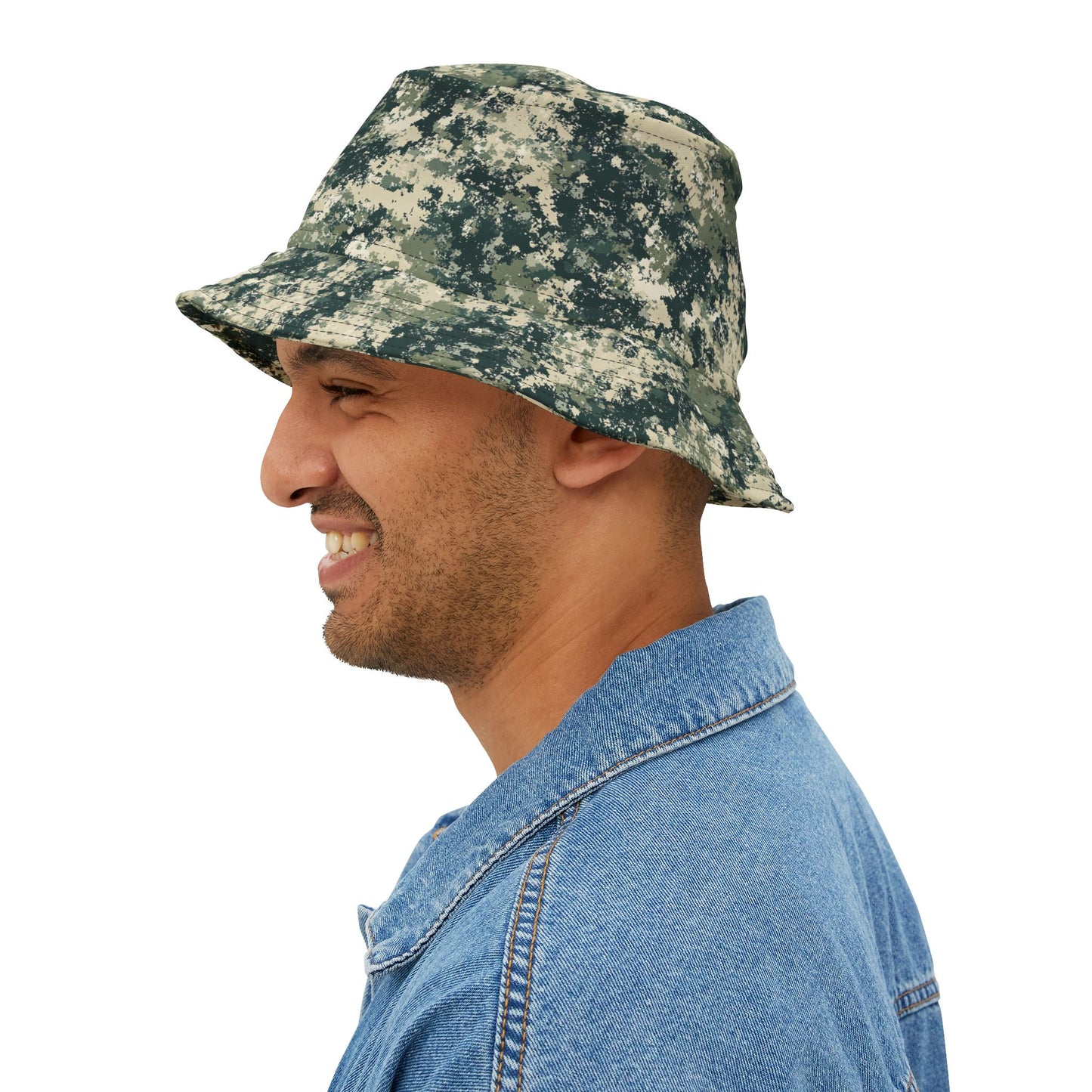 Camo Bucket Hat: Cyber Terrain