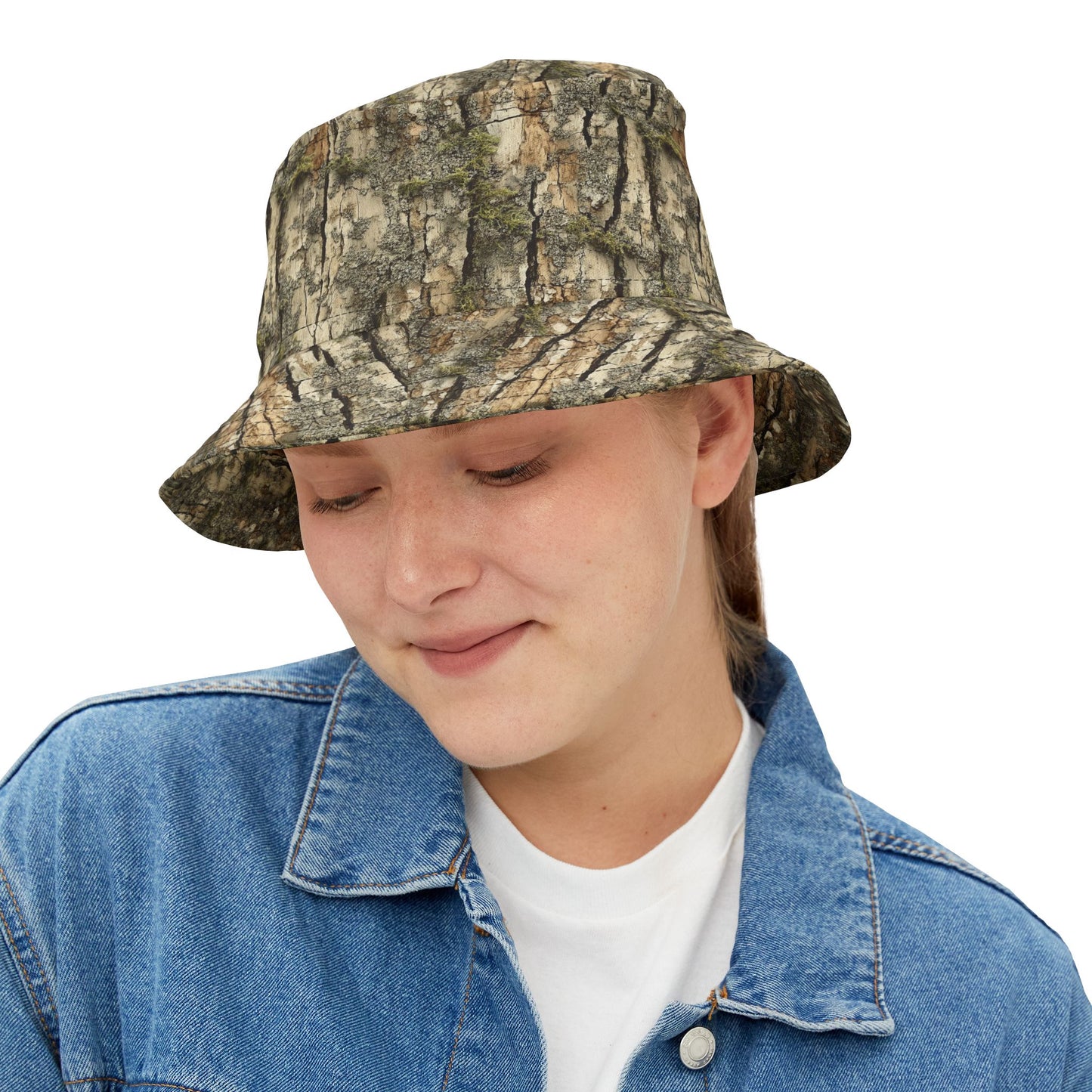 Camo Bucket Hat: Fissured Frontier