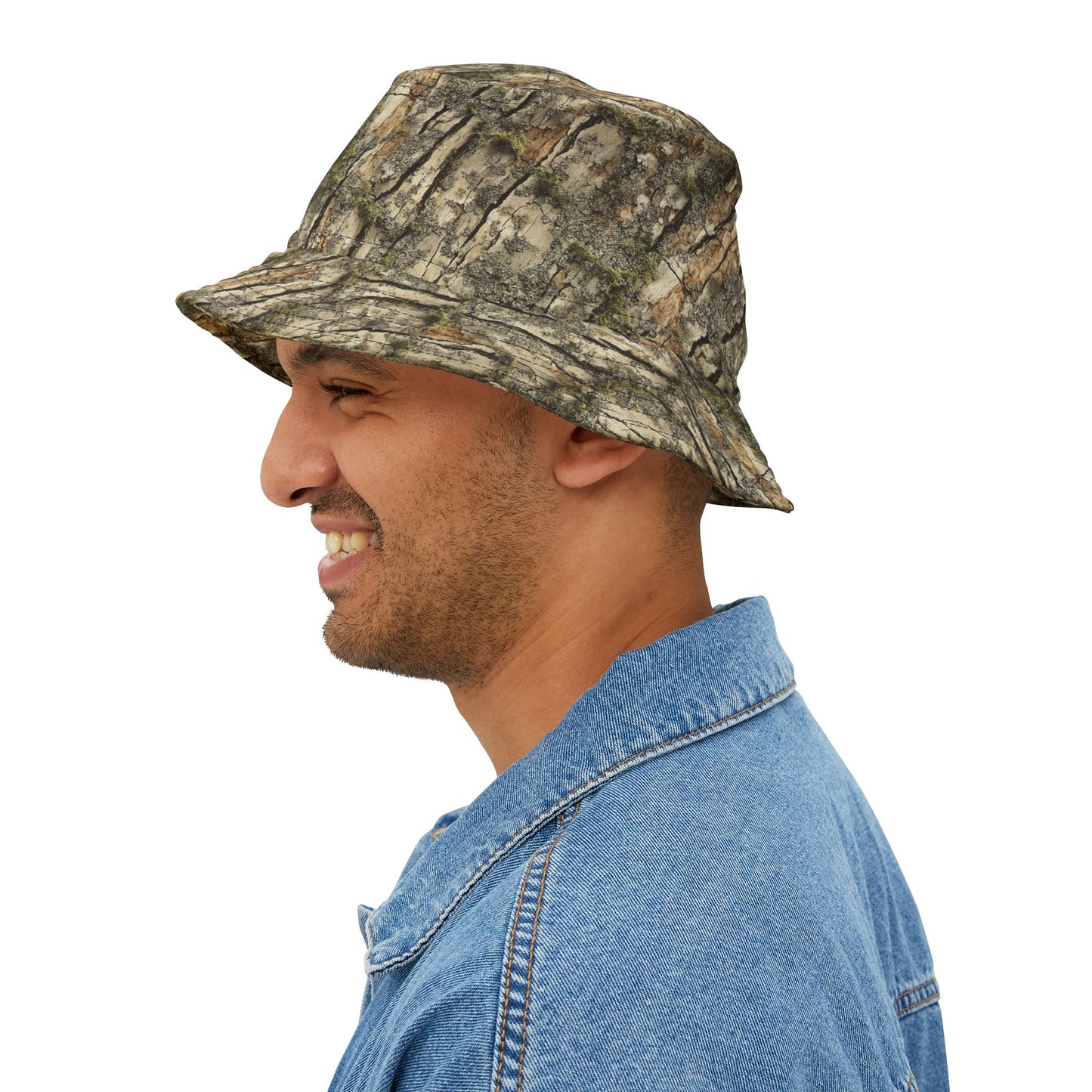 Camo Bucket Hat: Fissured Frontier