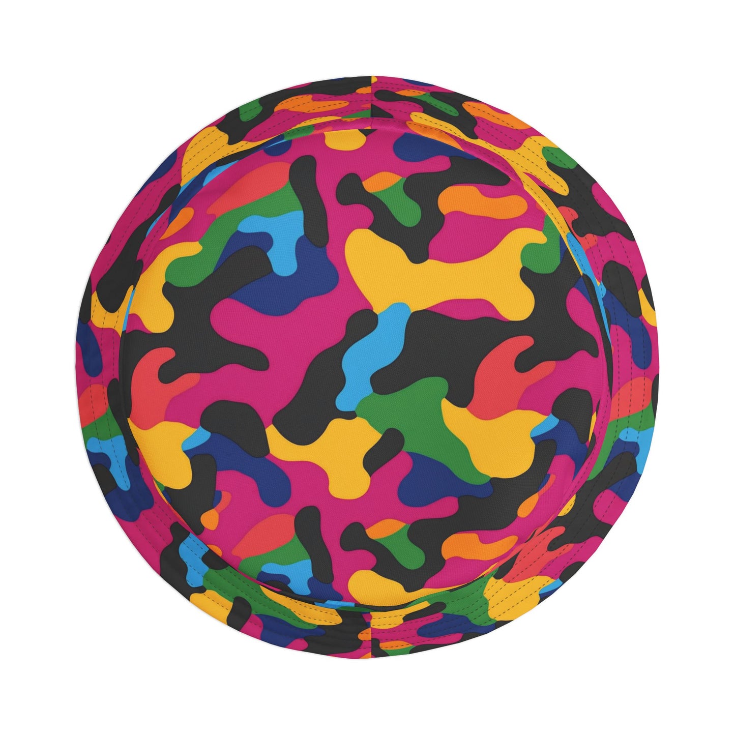 Camo Bucket Hat: Color Clash